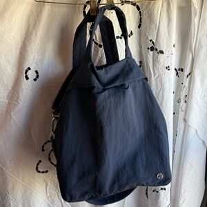 Lululemon Athletica On My Level bag Ink Blue minimal utility luxury 19L